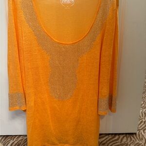Inc medium orange top